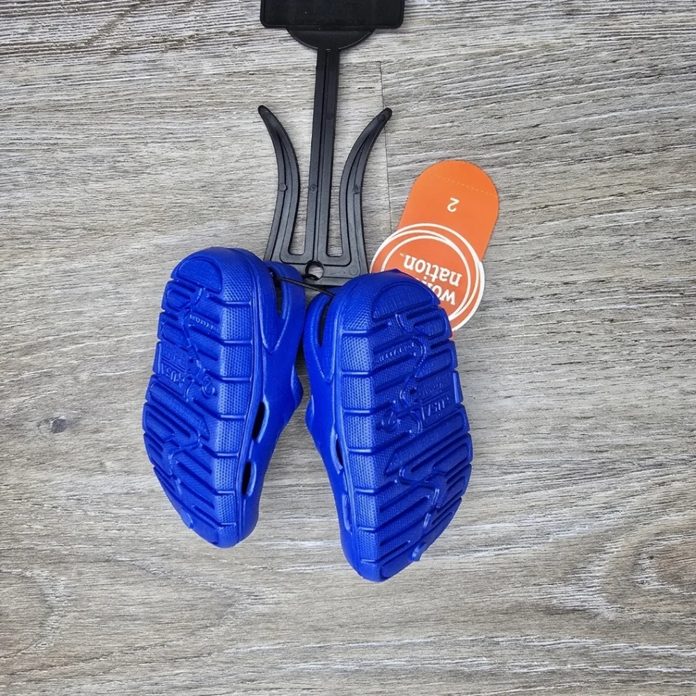 Wonder Nation Blue Toddler Clogs NWT Size 2